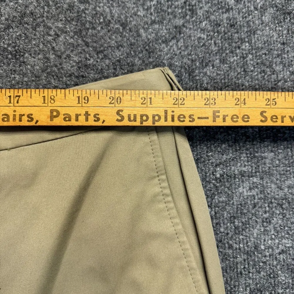 Haggar Big & Tall COOL 18 Quick Dry UPF 50+ Expandable Waist Khaki 46 NWT